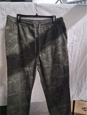 Aeropostale Camo Joggers Mens Elastic Waist Sz L G2